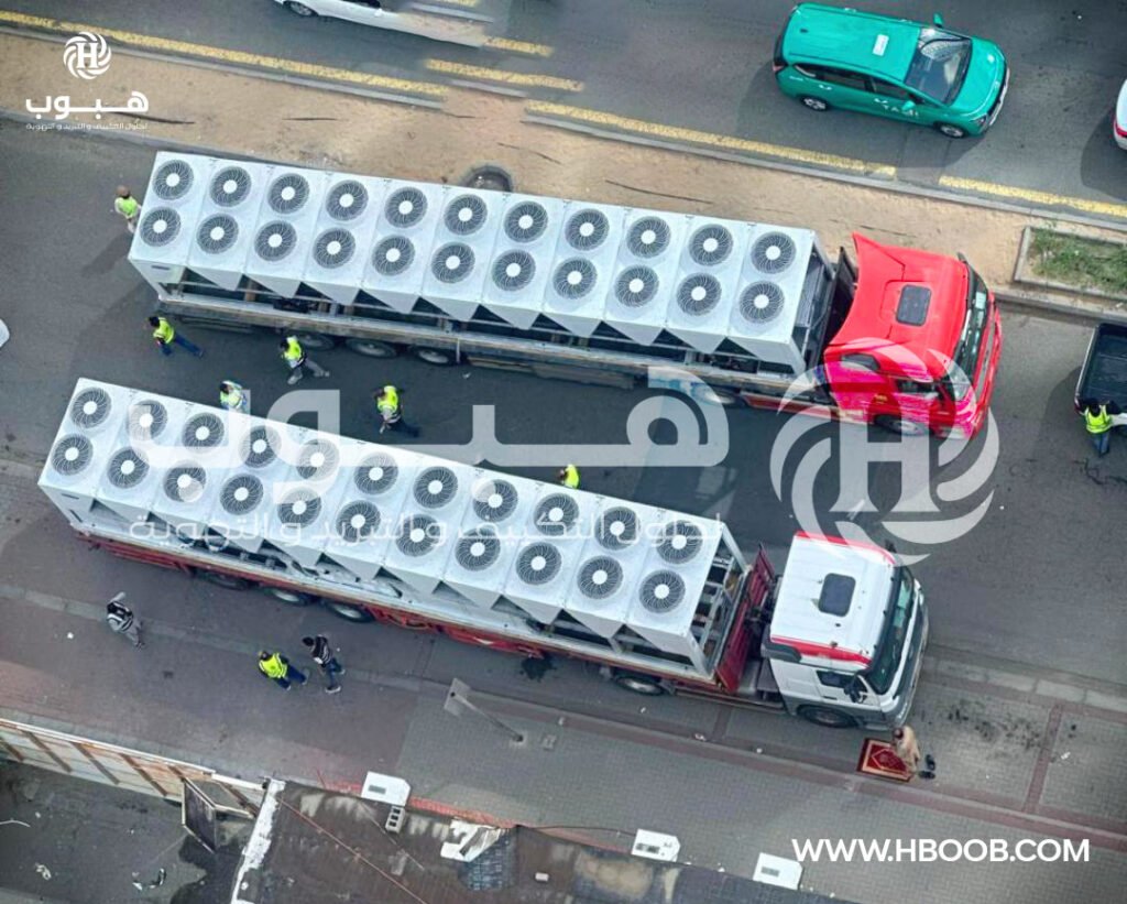 تكييف مركزي تشيلر بقدرة 350 طن