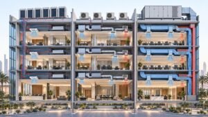 مقارنة بين VRF والتكييف المخفي وRooftop Package للمشروع